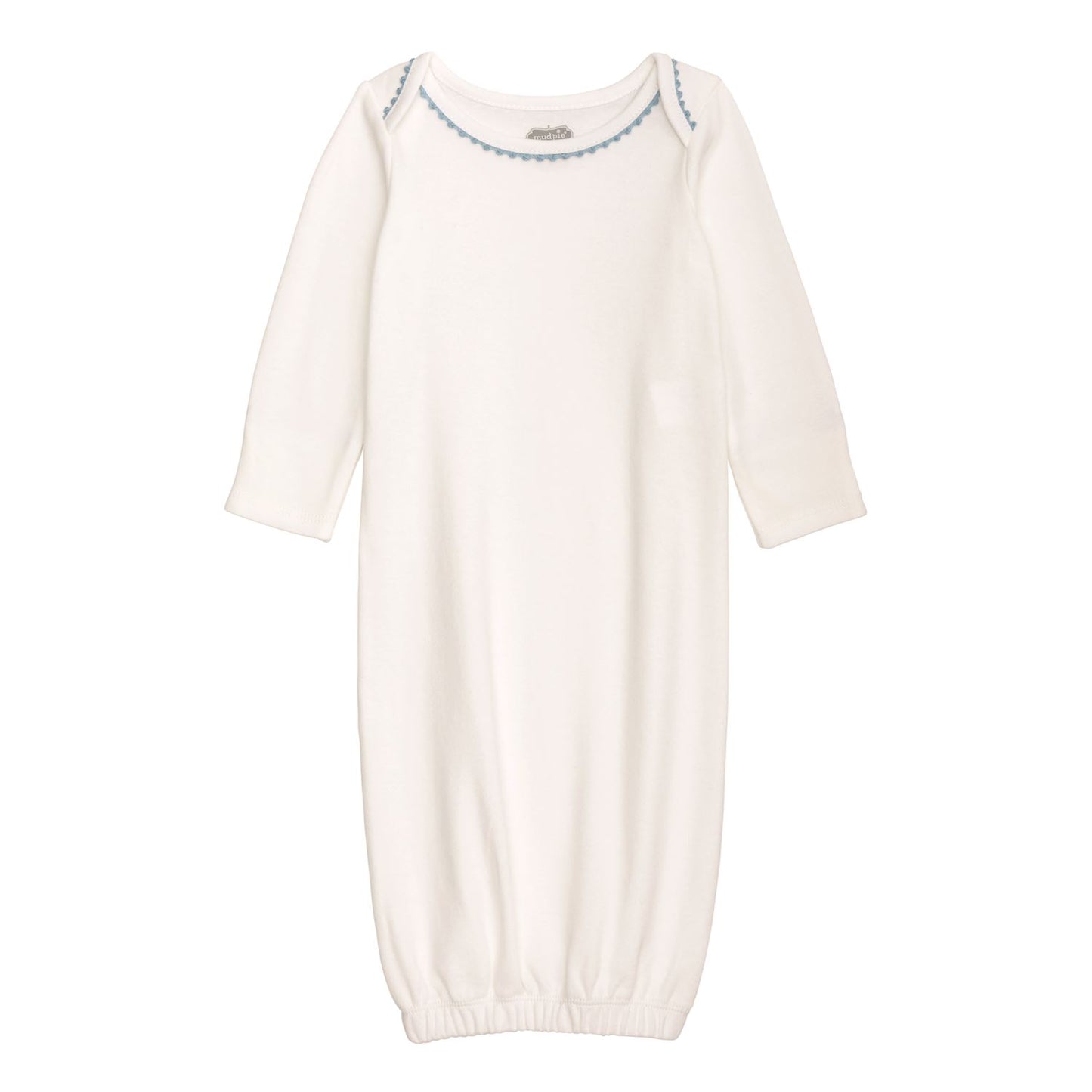 MP Blue Crochet Trim Gown