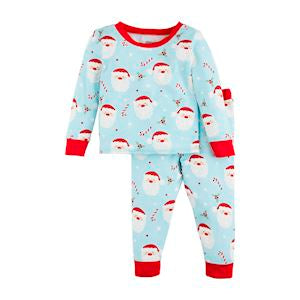 MP Blue Santa PJ Set