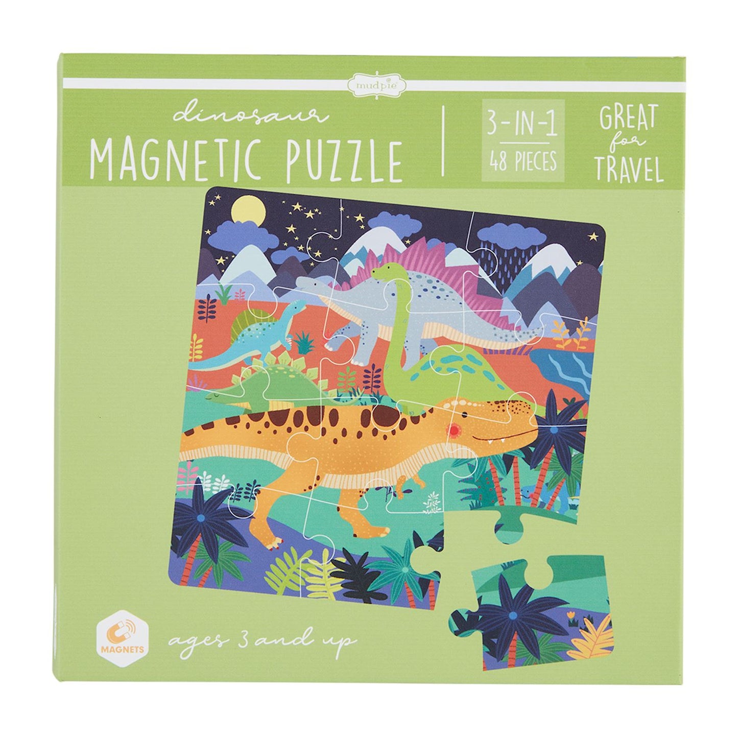 MP Dino Magnetic Puzzle Book