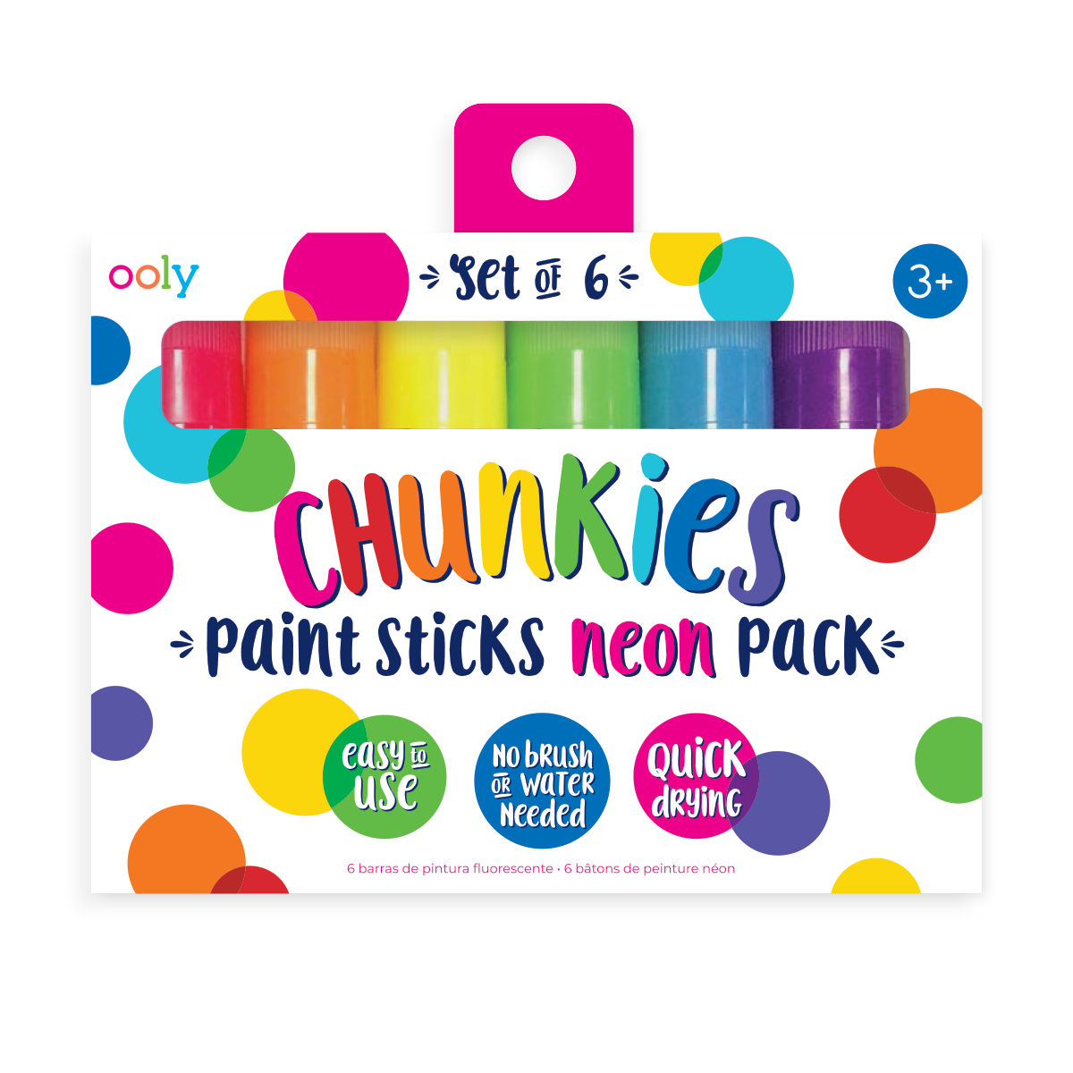 Ooly Chunkies Paint Sticks (Neon 6)