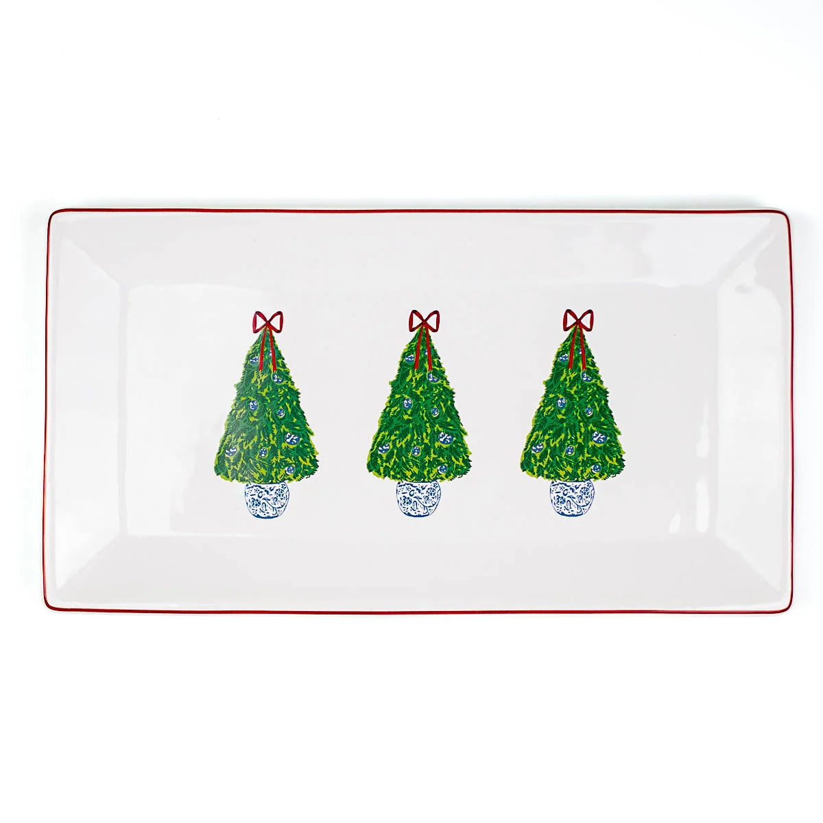 TRS Grand Christmas Tree Rect. Platter