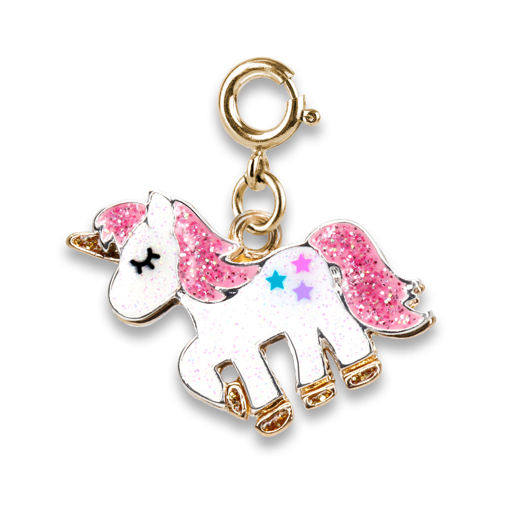 CI Charm - Unicorn Glitter Gold