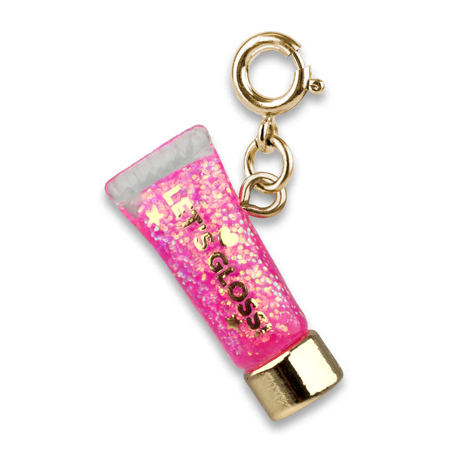CI charm gold glitter lip gloss
