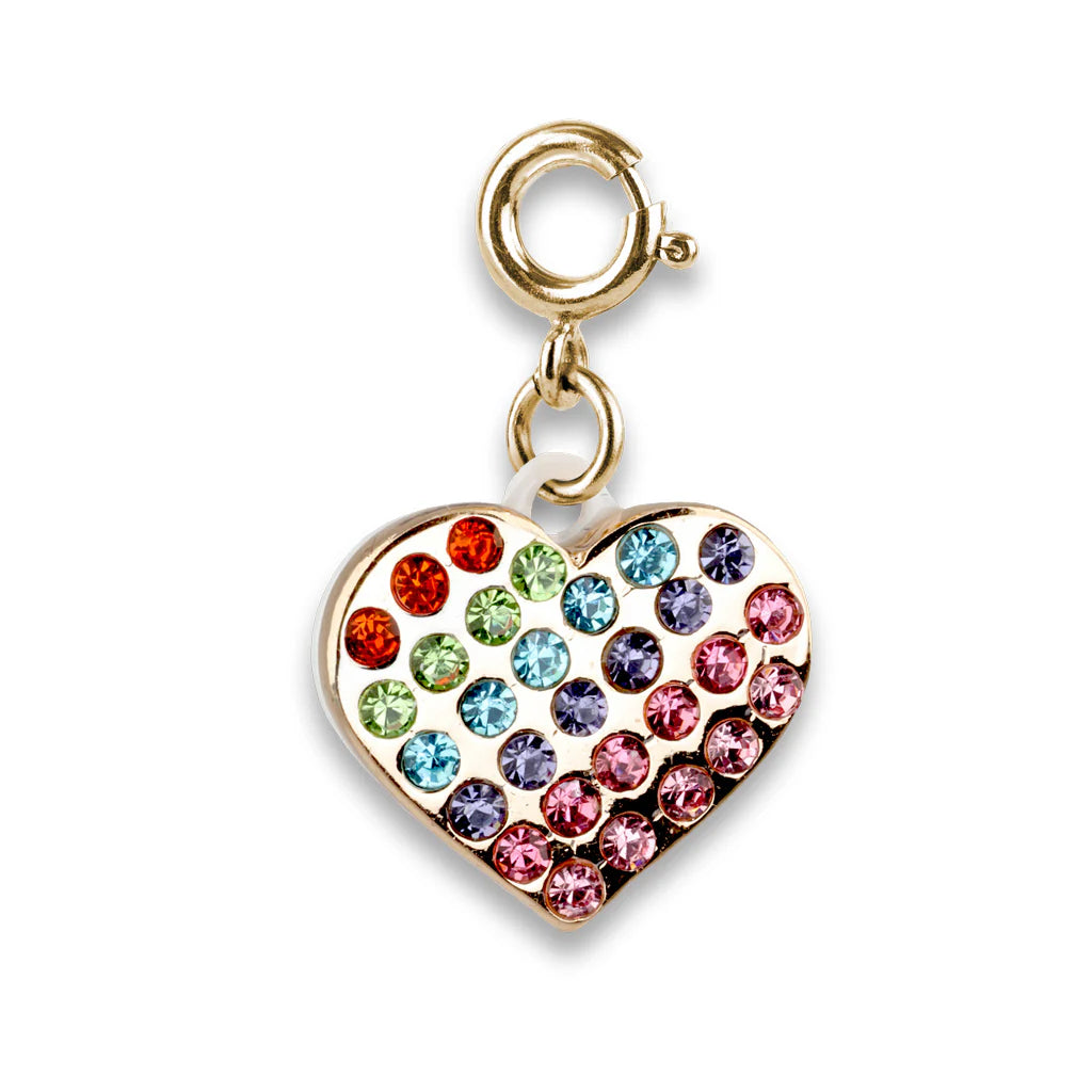 CI Charm- Rainbow Heart