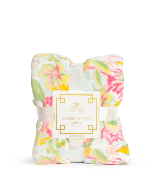 TRS Summer Bouquet Throw Blanket