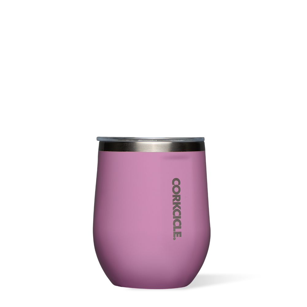 Stemless 12 oz - gloss orchid
