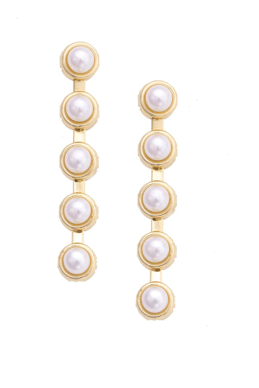 Canvas Linked Earrings