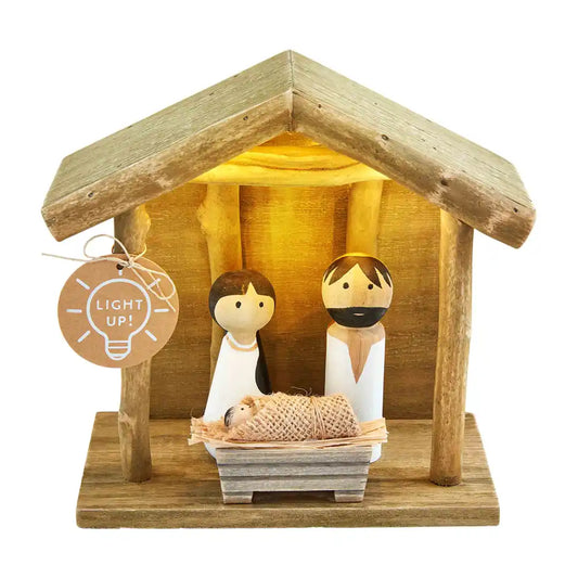 MP light up nativity