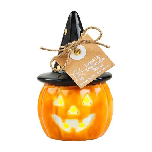 MP pumpkin light up sitter