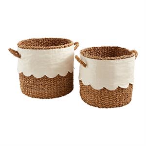 MP Scalloped Basket Large