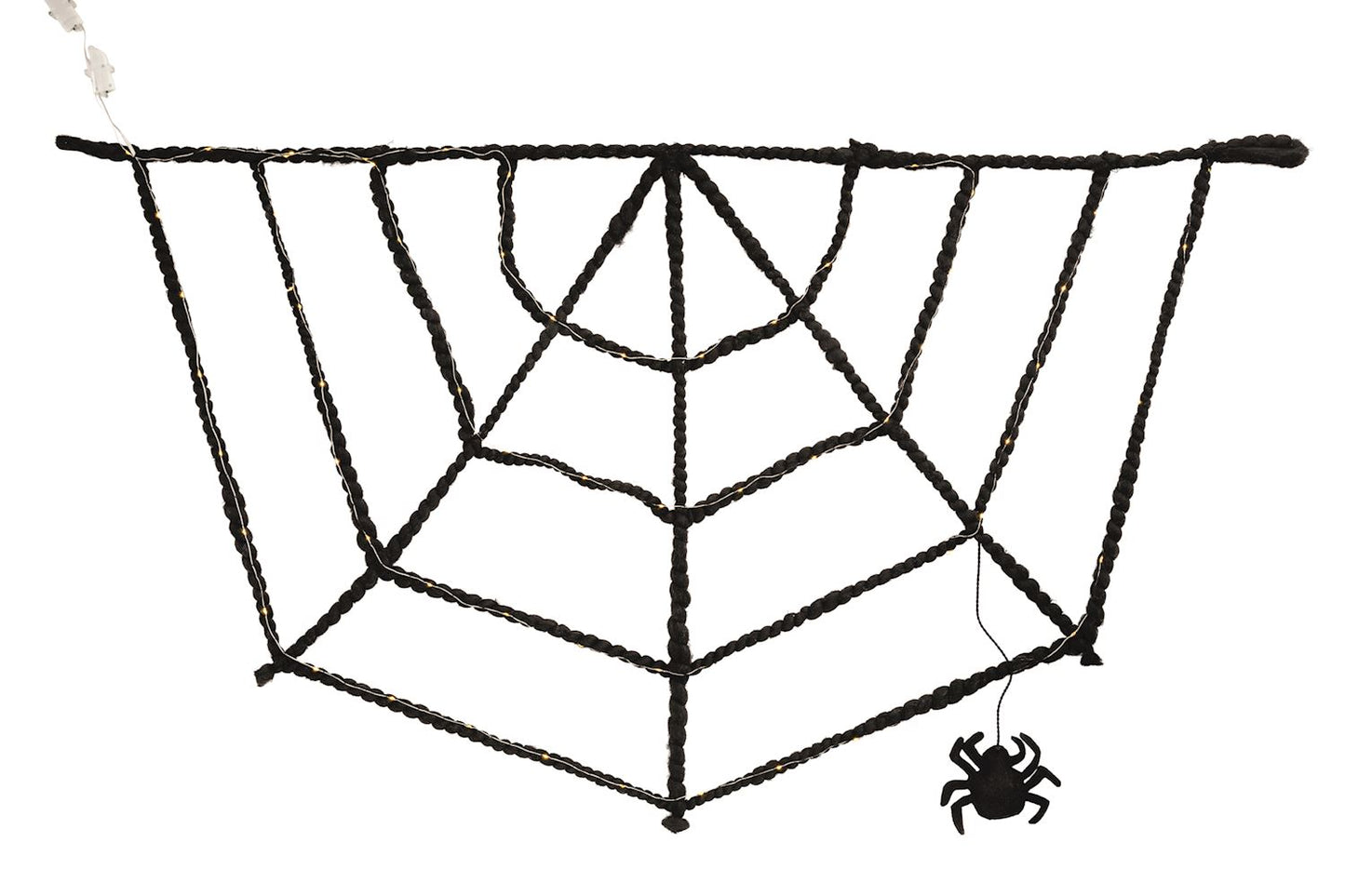 Mp Light Up Felt Spider Web