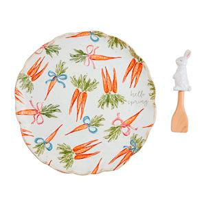 MP Carrot Round Platter Set