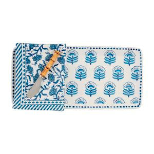 MP Block Print Tray & Towel Set