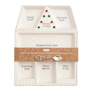 MP Gingerbread House Light Up Tray