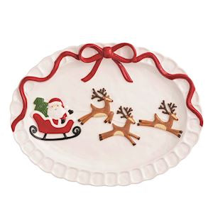 MP Santa Sleigh Platter