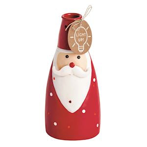 MP Santa Light Up Taper Holders