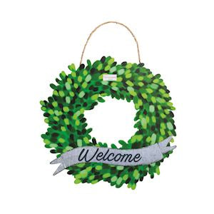 MP Welcome Tin Wreath