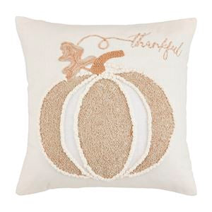 MP Square Neutral Pumpkin Pillow