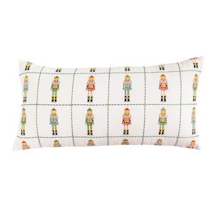 MP Embroidered Nutcracker Lumbar Pillow