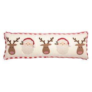 MP Christmas Gingham Trim Pillow