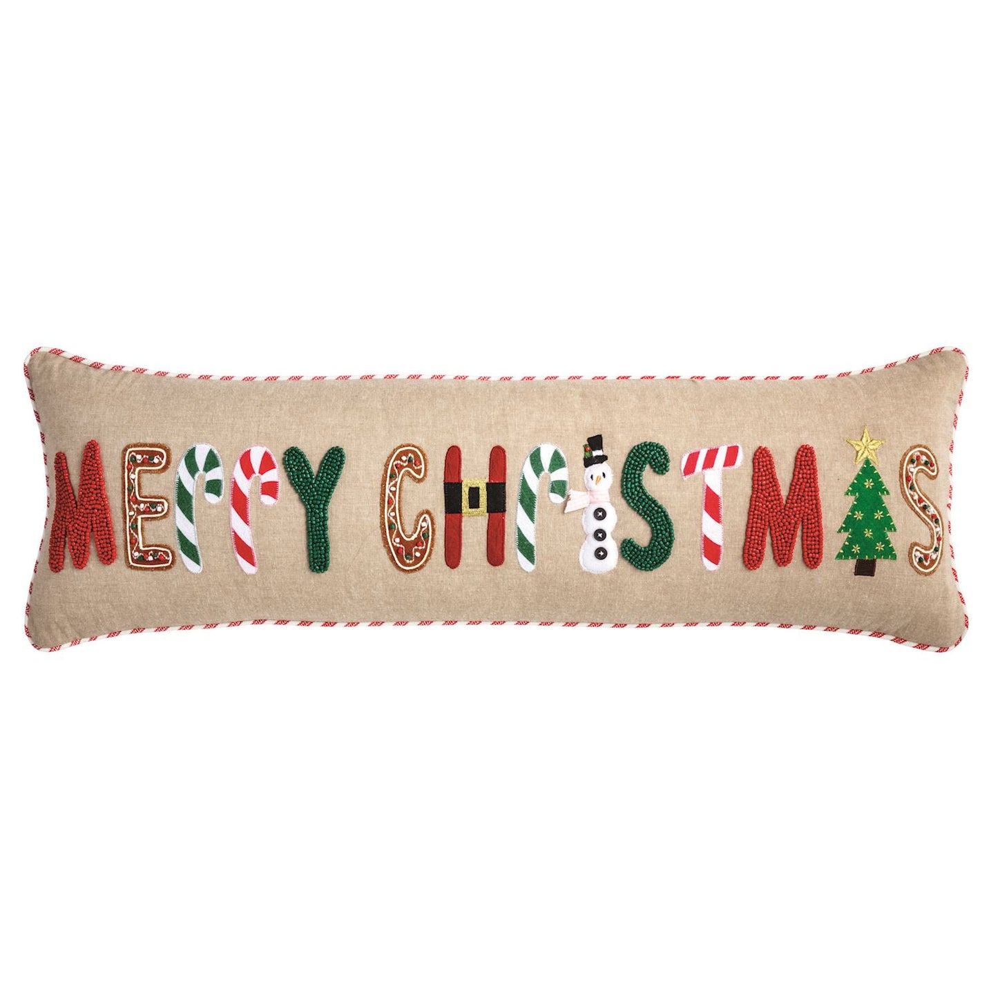 MP Long Circa Christmas Pillow