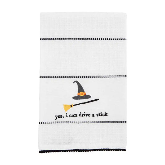 MP yes Halloween waffle towel
