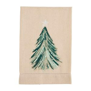 MP christmas painted tea towels