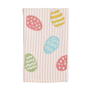 MP Easter Beaded Towel- Egg