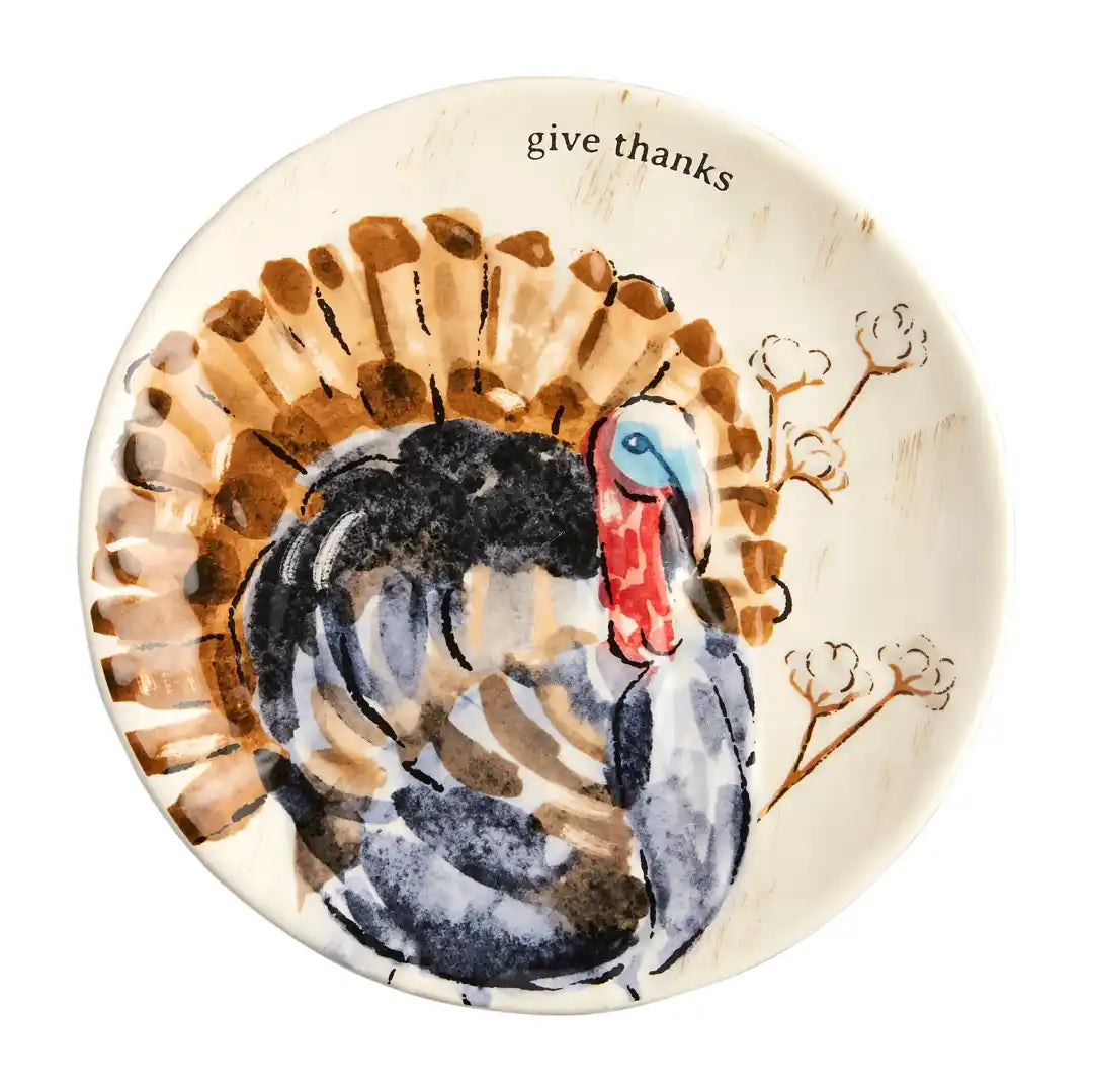 MP turkey gather salad plate