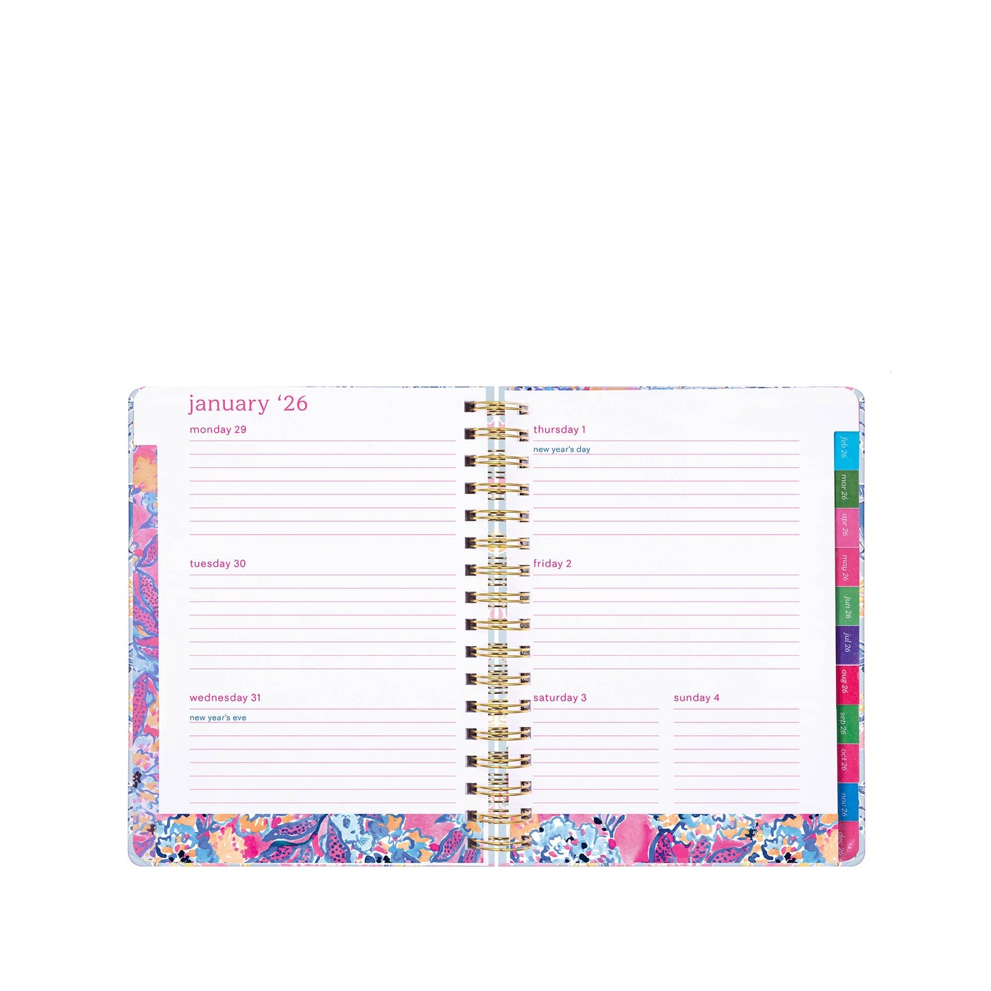 LP Jumbo 17 Month Agenda - Bluette Lil Barefoot Beachcomber