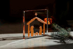 MP Acrylic nativity plaque