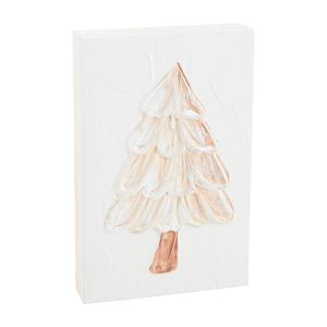 MP White Christmas Plaque