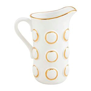 MP Gold Ring Bead Pitcher