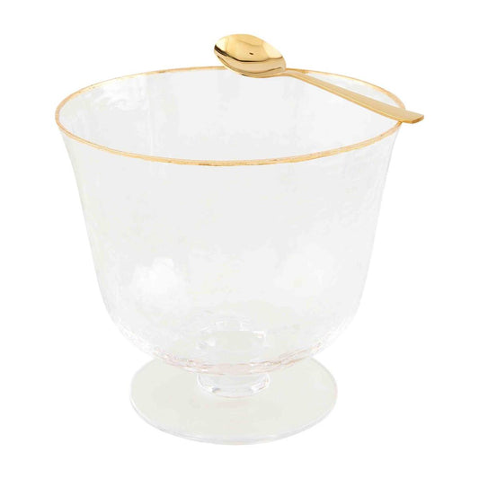 MP gold pedestal bowl