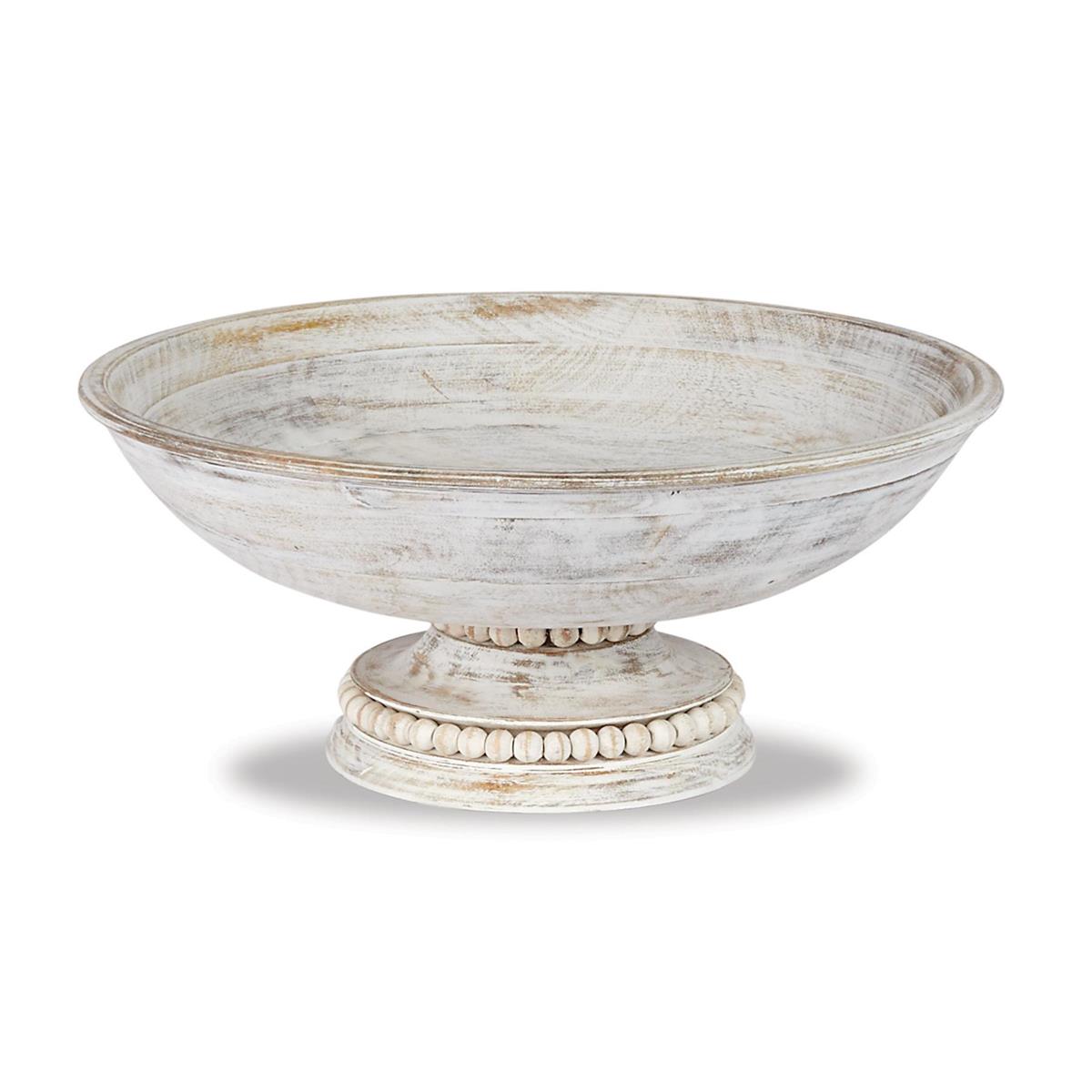 MP beaded pedestal serving bowl