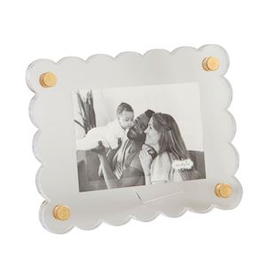 MP Mini Rectangle Scallop Acrylic Frame