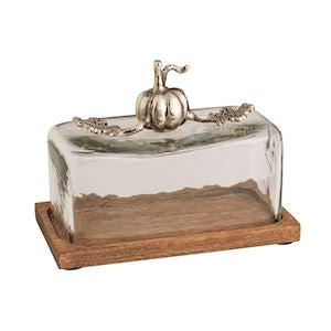 MP Glass Pumpkin Butter Dish