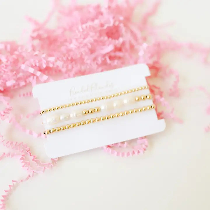 Beaded Blondes Pearl Stack (Set of 3)