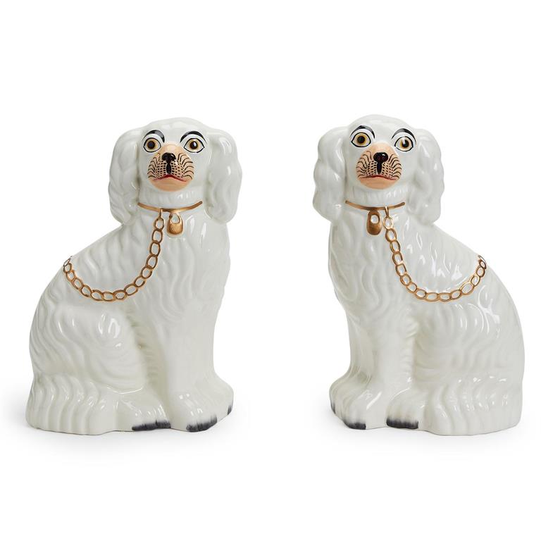 TC Staffordshire Dog Statues