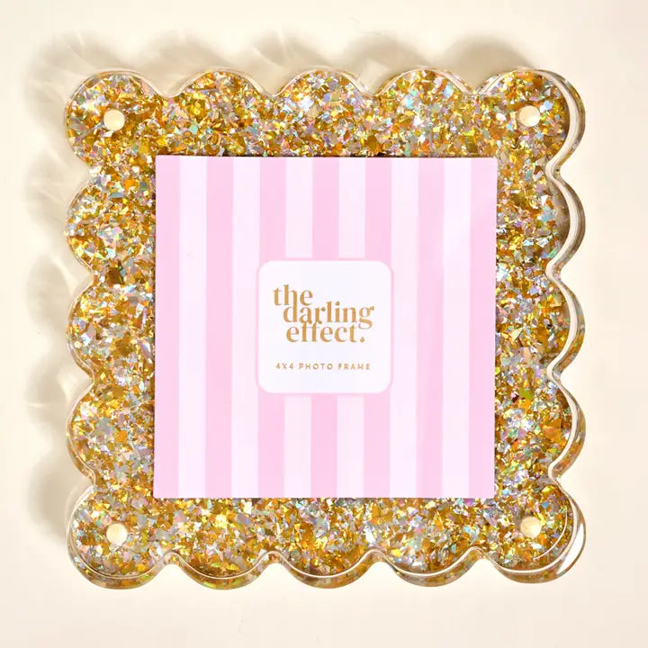 TDE Square Scallop Acrylic Frame