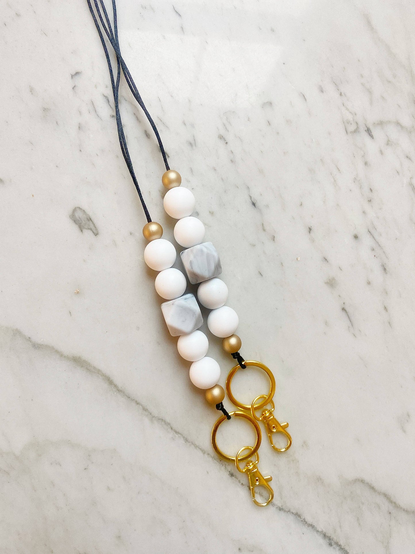 Classic Marble Lanyard