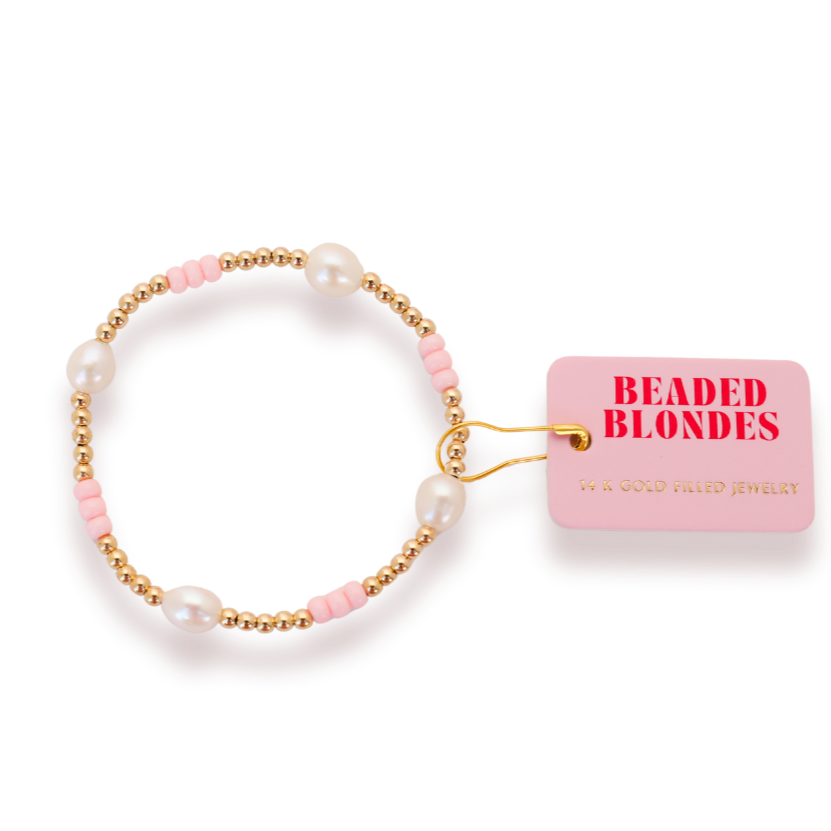 Light Pink Pearl Poppi Bracelet