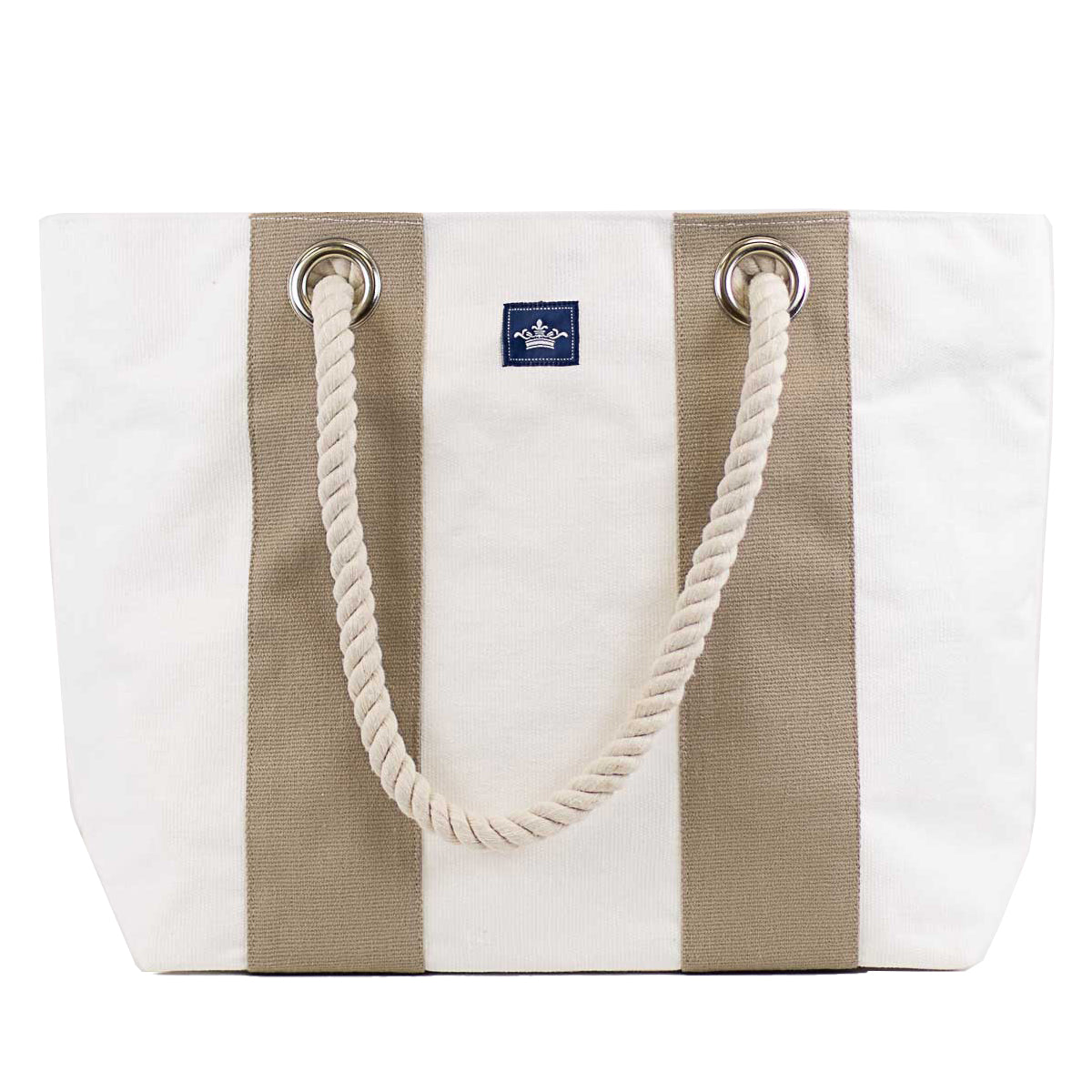 TRS Andover Tote White/Natural