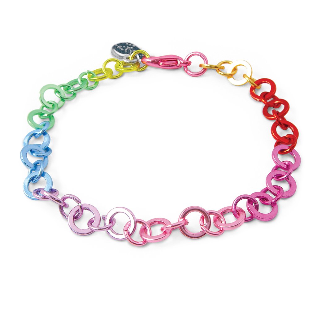 CI Chain Bracelet - Rainbow