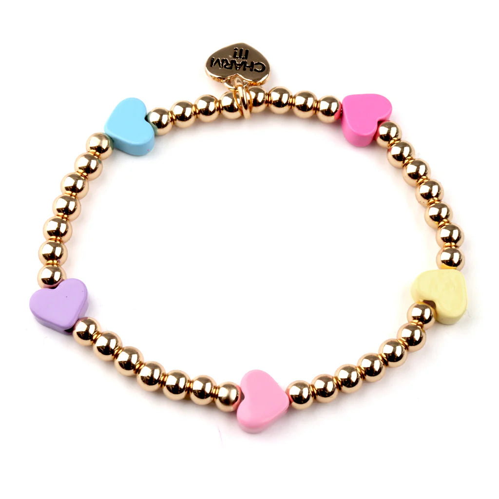 CI Gold Multi Heart Bracelet