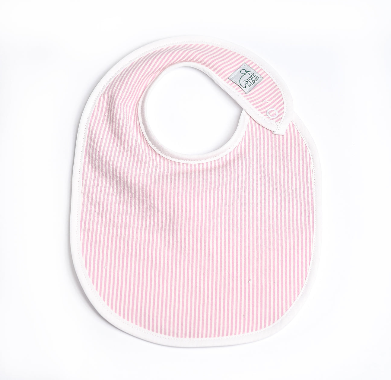 S&L Bib - Pink Seersucker