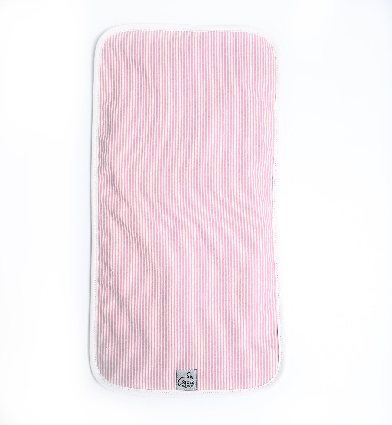 S&L Burp Cloth - Pink Seersucker