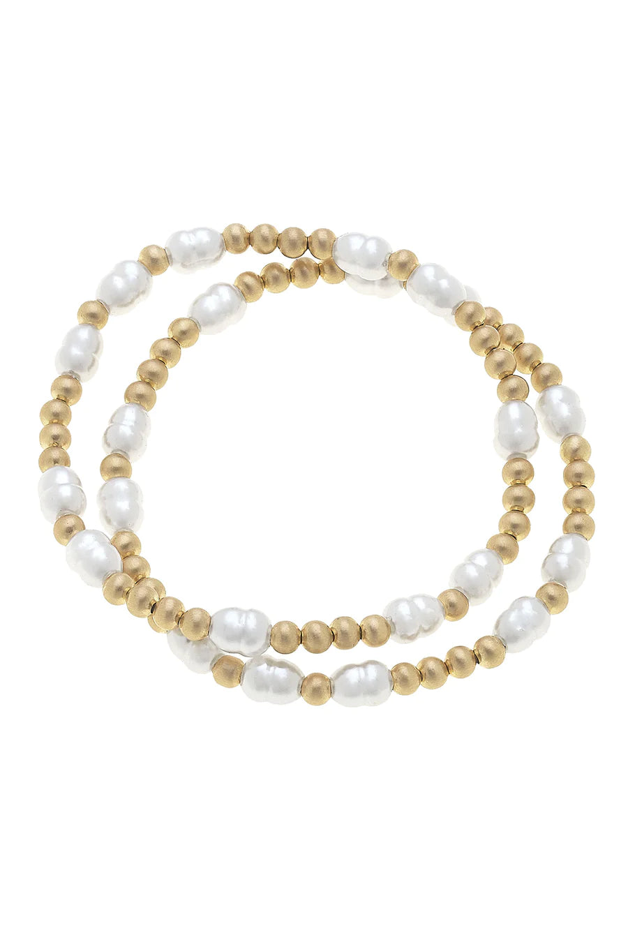 Canvas Ball Bead Stretch Bracelet Sets