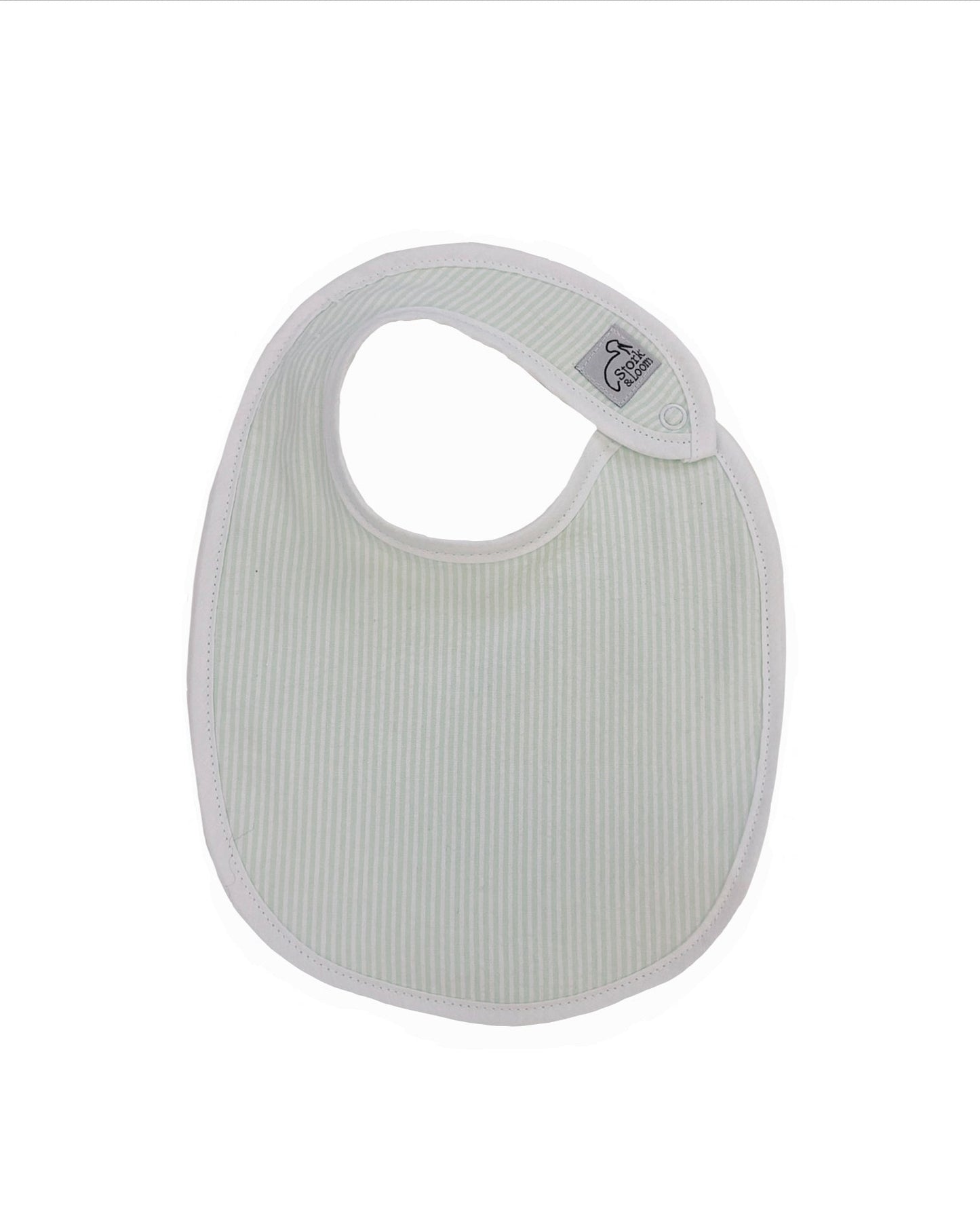 S&L Bib - Mint Seersucker