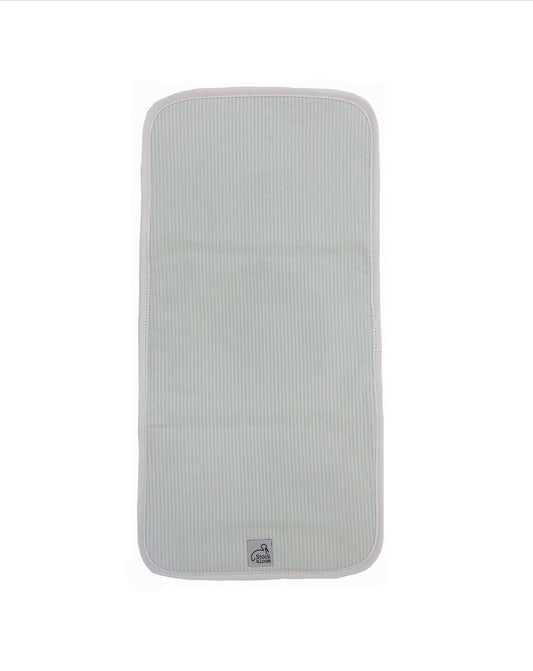 S&L Burp Cloth - Mint Seersucker